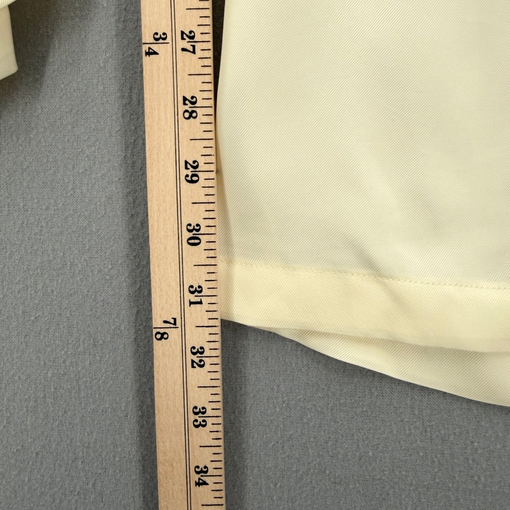 ENZA COSTA Fluid Twill Pant Womens XS Light Yellow Beach Glass Pull on Wide Leg - Picture 11 of 16